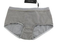 Dolce & Gabbana Underwear Silver With Net Silk Bottoms - IT4 | L - Boyshorts