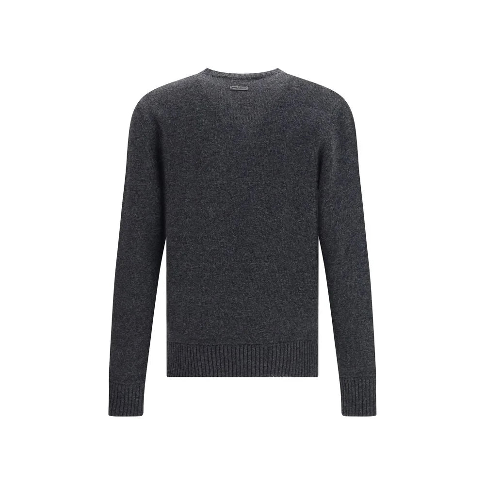 Dolce & Gabbana V-neck Wool Pullover - Sweaters
