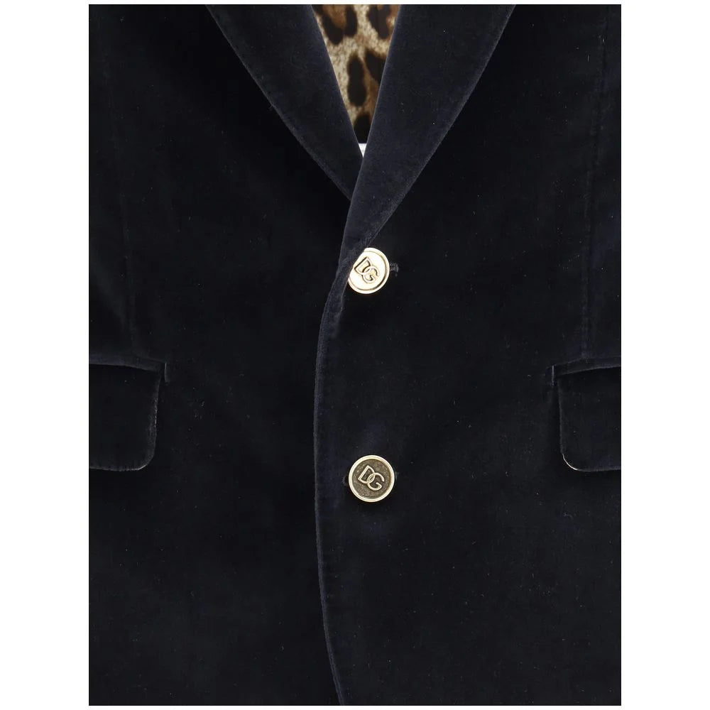 Dolce & Gabbana Velvet Sicily Blazer - Sport Jackets