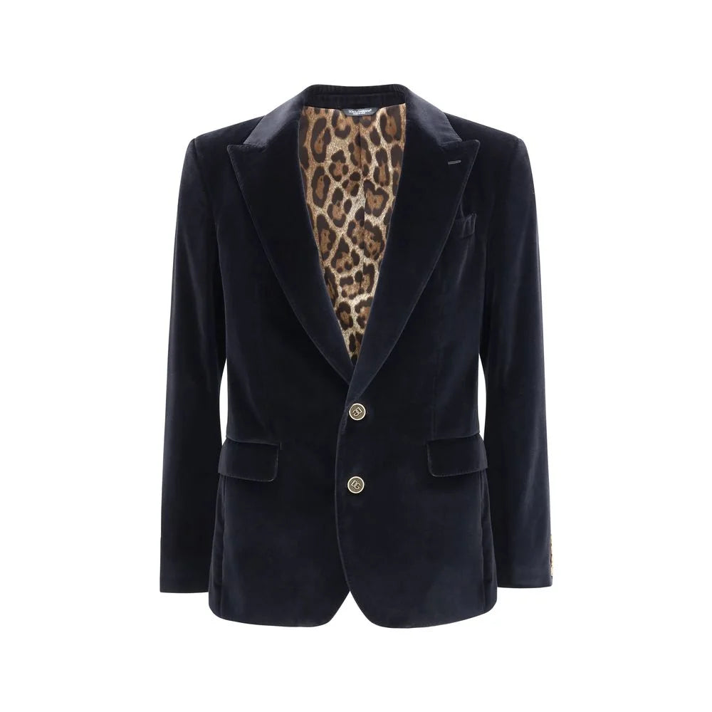 Dolce & Gabbana Velvet Sicily Blazer - Sport Jackets