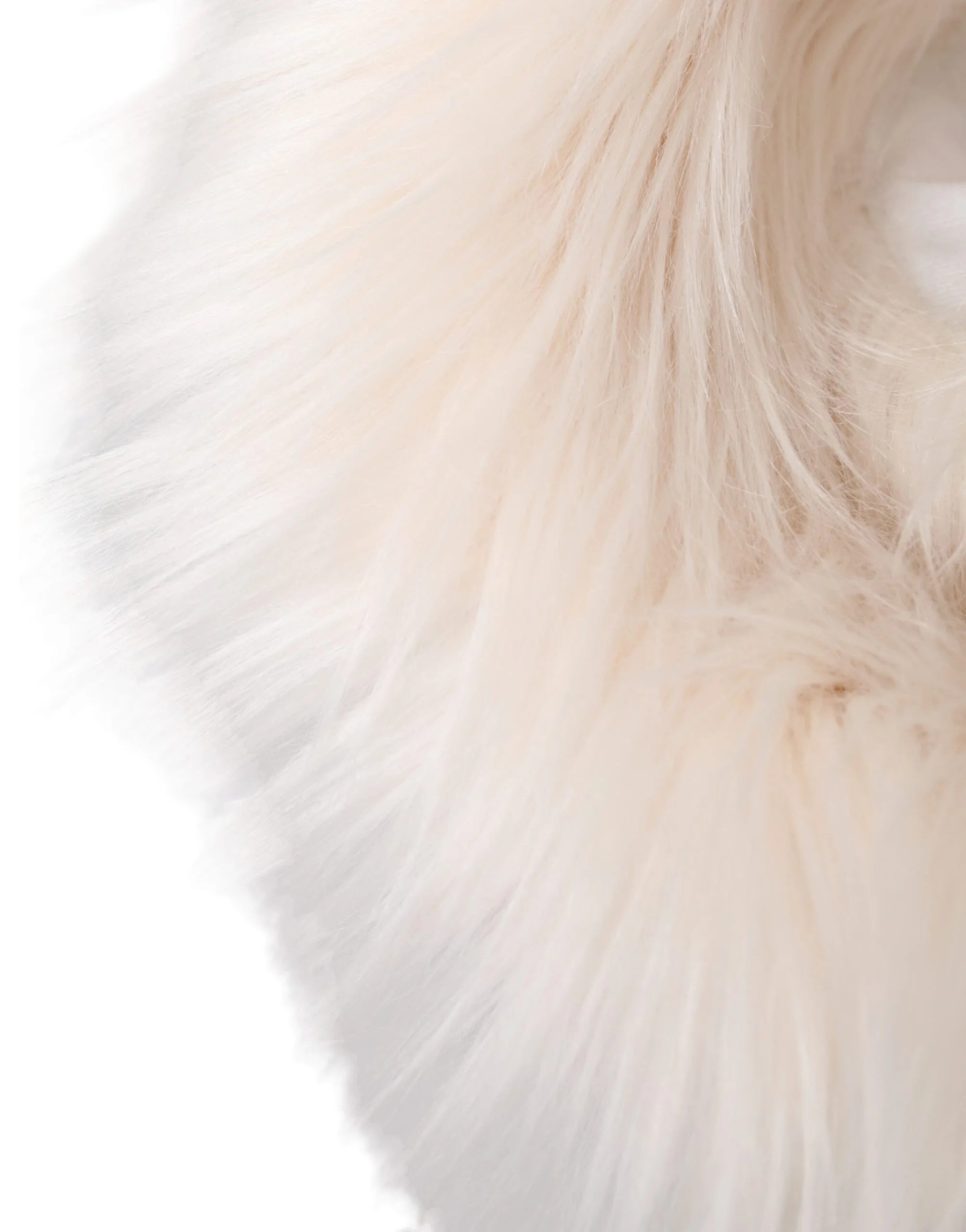 Dolce & Gabbana White Acrylic Fur Womens Bucket Hat - Bucket Hats