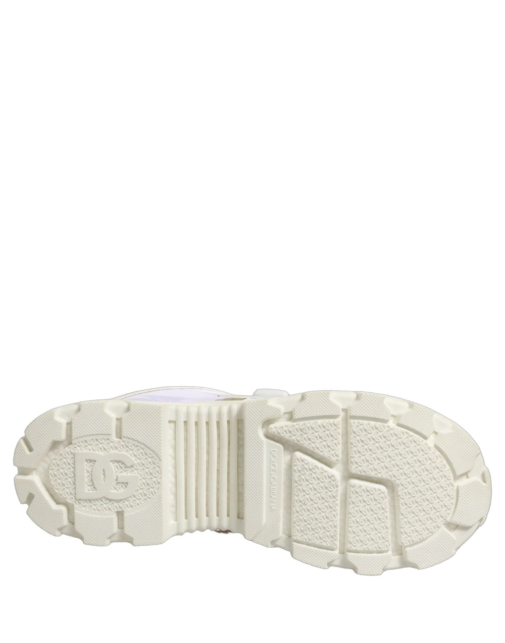 Zapatillas blancas Dolce & Gabbana Airmaster de corte bajo con paneles para hombre - EU44/US11