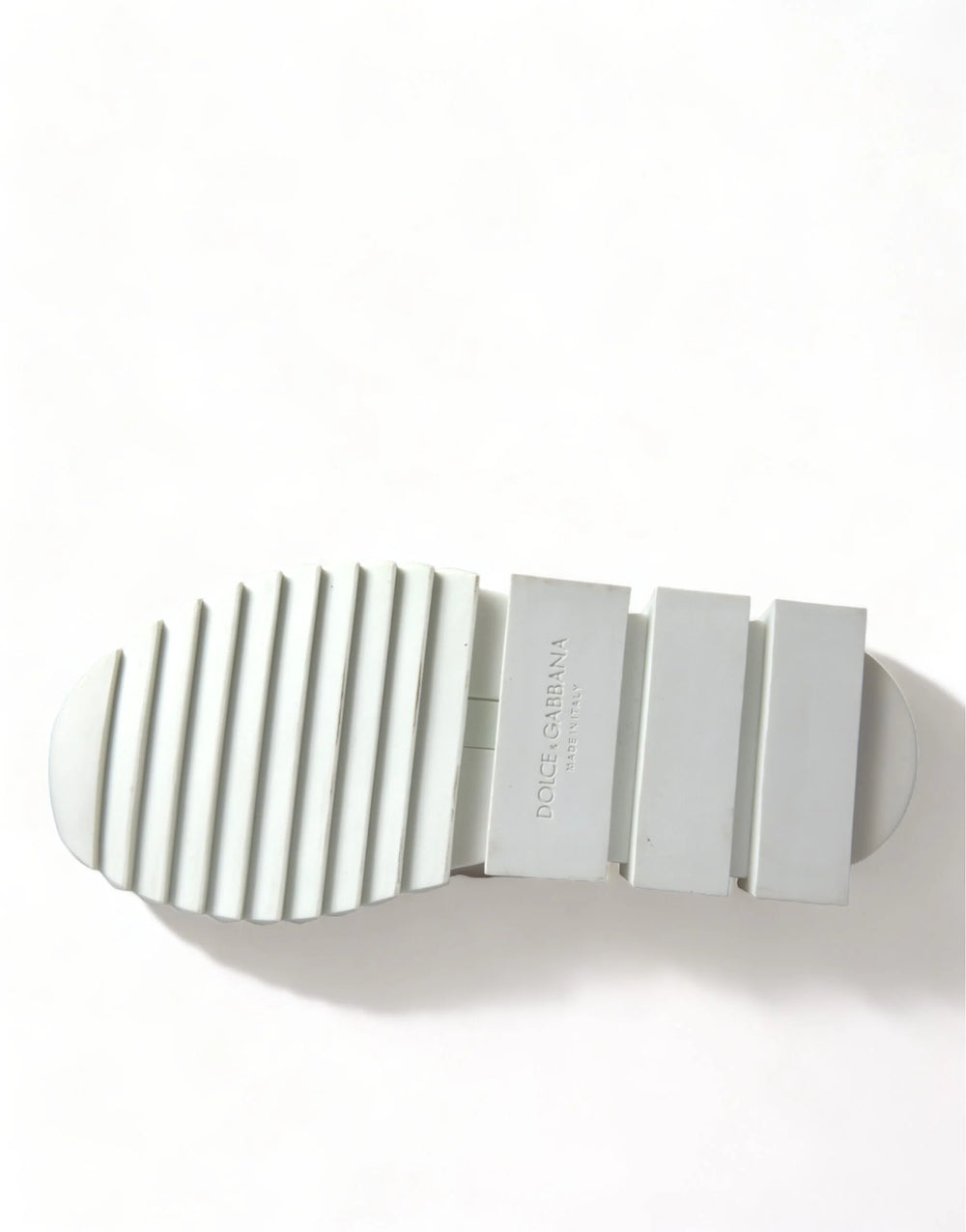 Dolce & Gabbana White Beige Sorrento Socks Sneakers Shoes - EU37/US6.5 - Sneakers