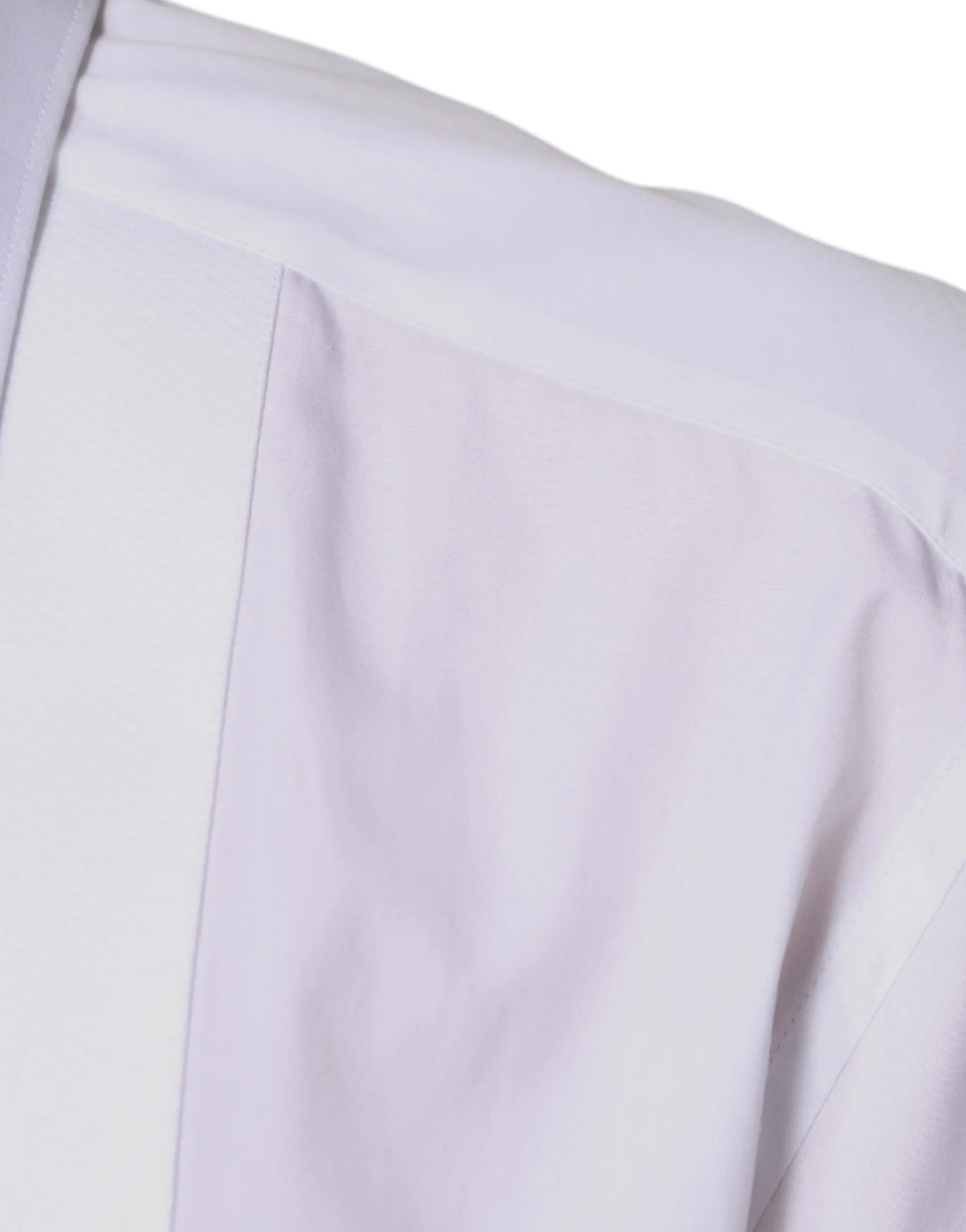 Dolce & Gabbana White Bib Cotton Poplin GOLD Formal Shirt - IT37 | XS - Shirts