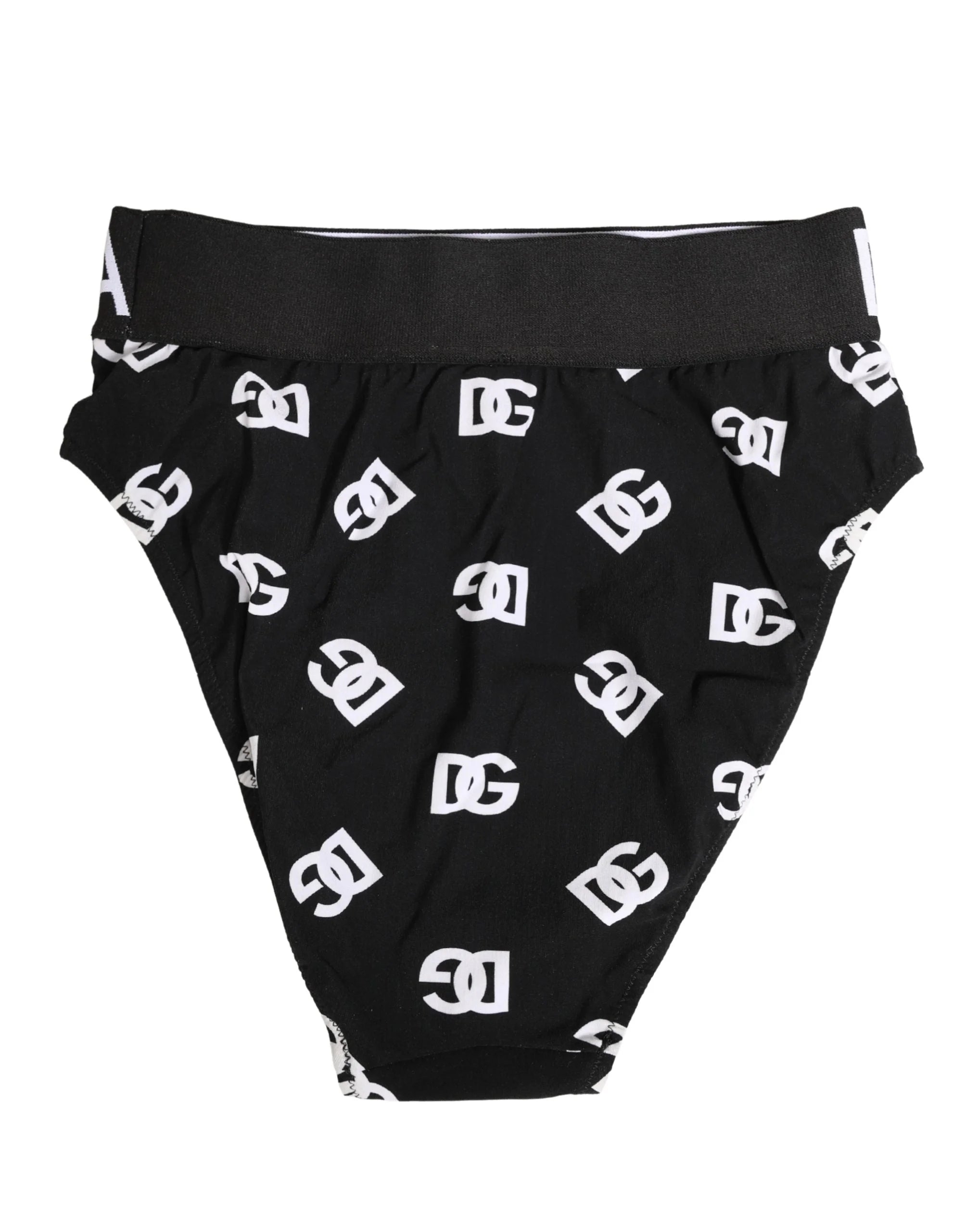 תחתון סרגל מותן שחור-לבן של Dolce & Gabbana - IT2 | S
