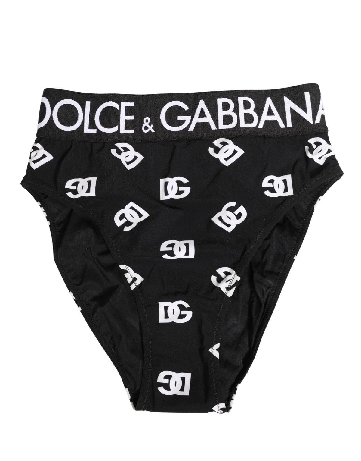 תחתון סרגל מותן שחור-לבן של Dolce & Gabbana - IT2 | S