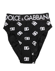 תחתון סרגל מותן שחור-לבן של Dolce & Gabbana - IT2 | S