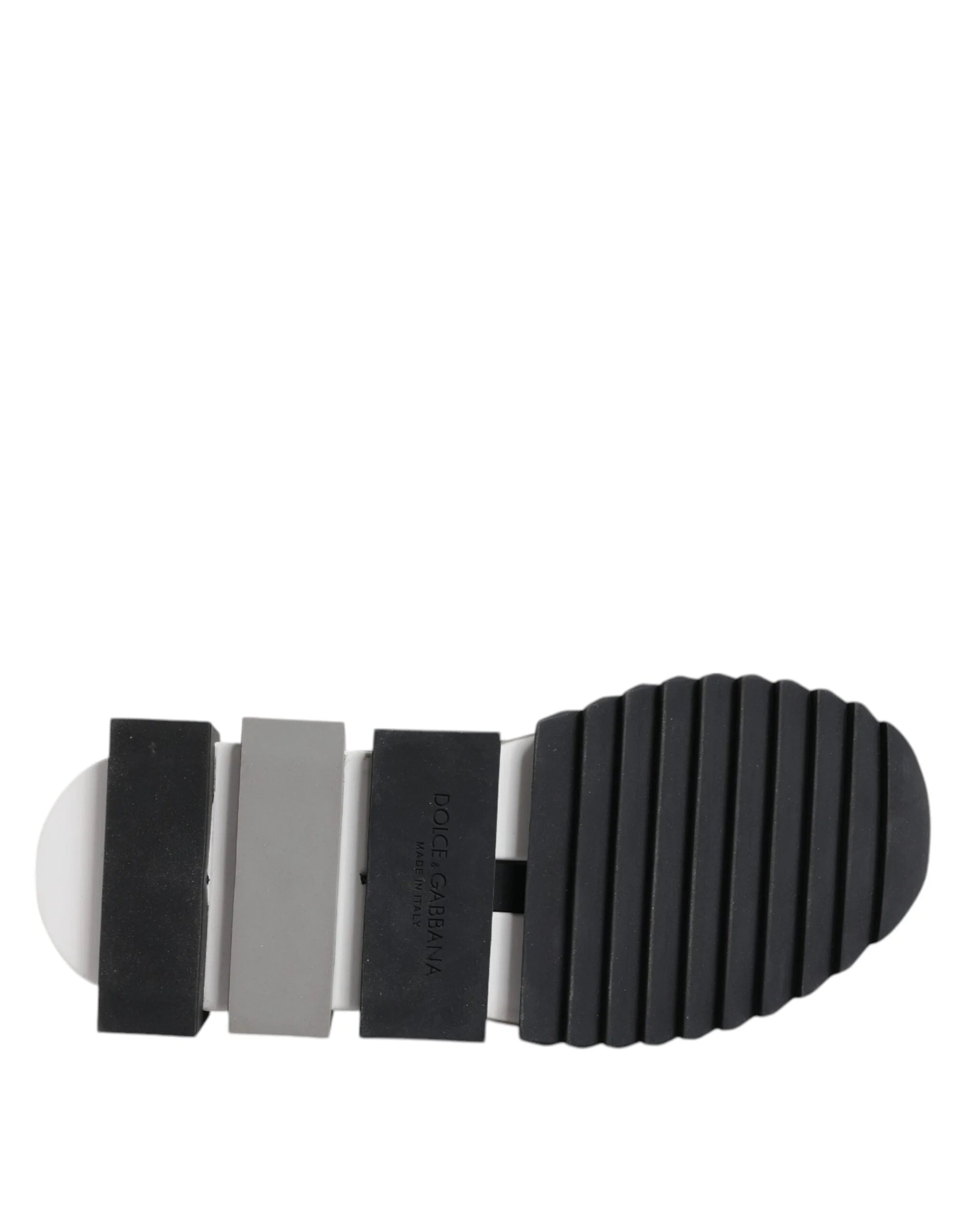 Dolce & Gabbana White Black Sorrento Socks Sneakers Shoes - Sneakers