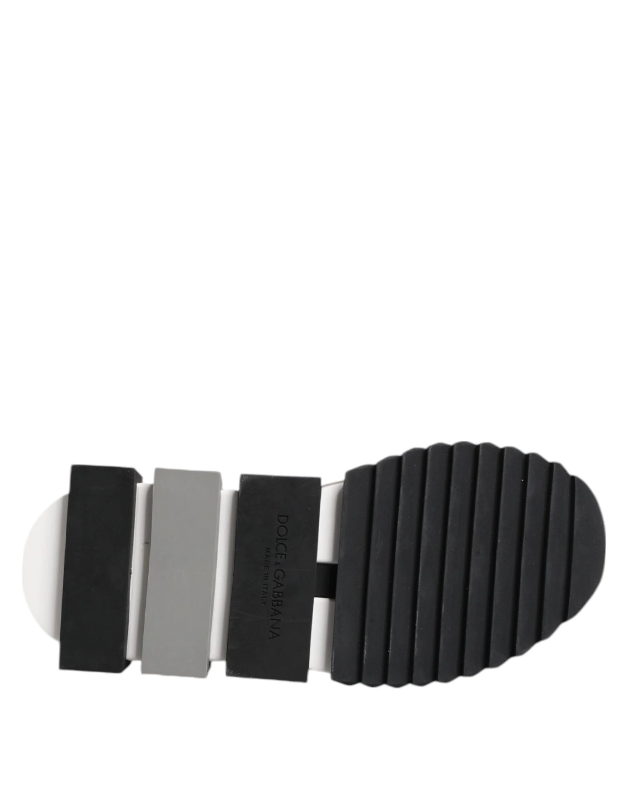 Dolce & Gabbana White Black Sorrento Socks Sneakers Shoes - Sneakers