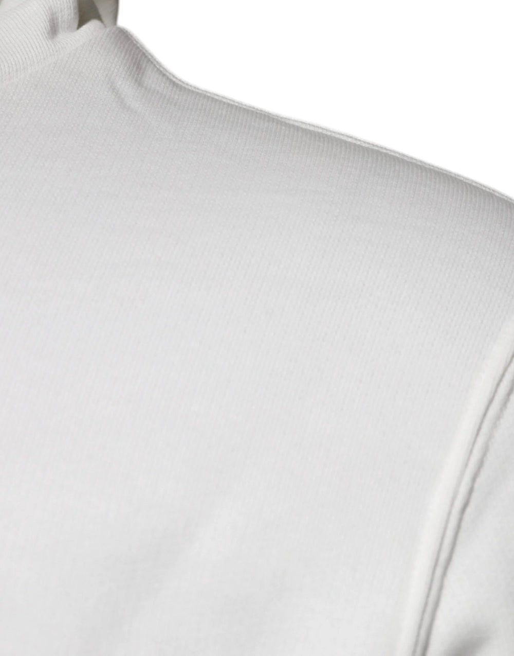 Dolce & Gabbana White Caesar Cotton Hooded Pullover Sweater - Hoodies