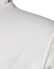 Dolce & Gabbana White Caesar Cotton Hooded Pullover Sweater - Hoodies