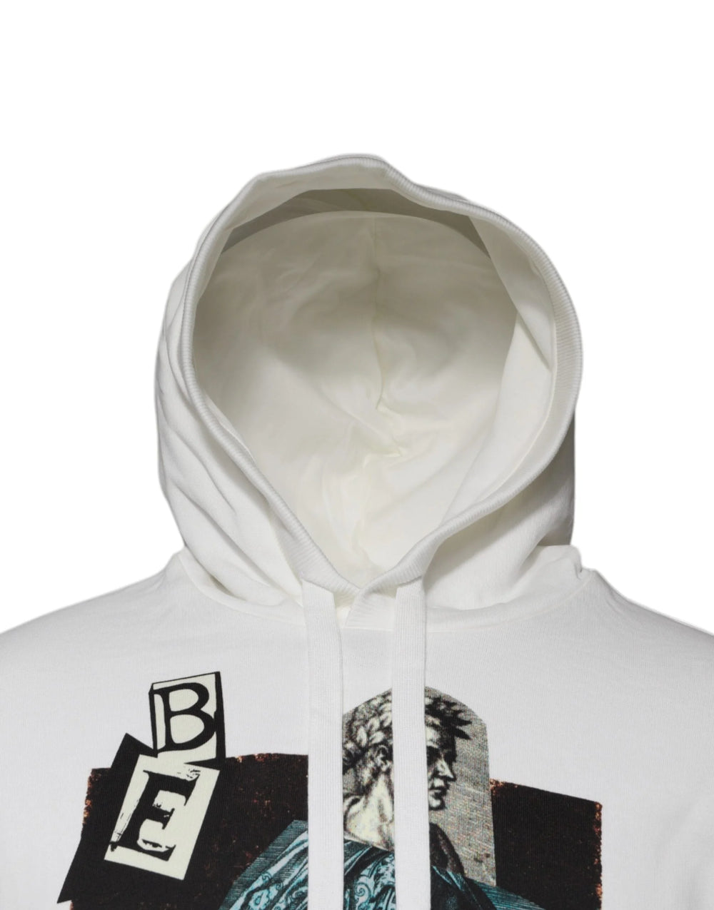 Dolce & Gabbana White Caesar Cotton Hooded Pullover Sweater - Hoodies