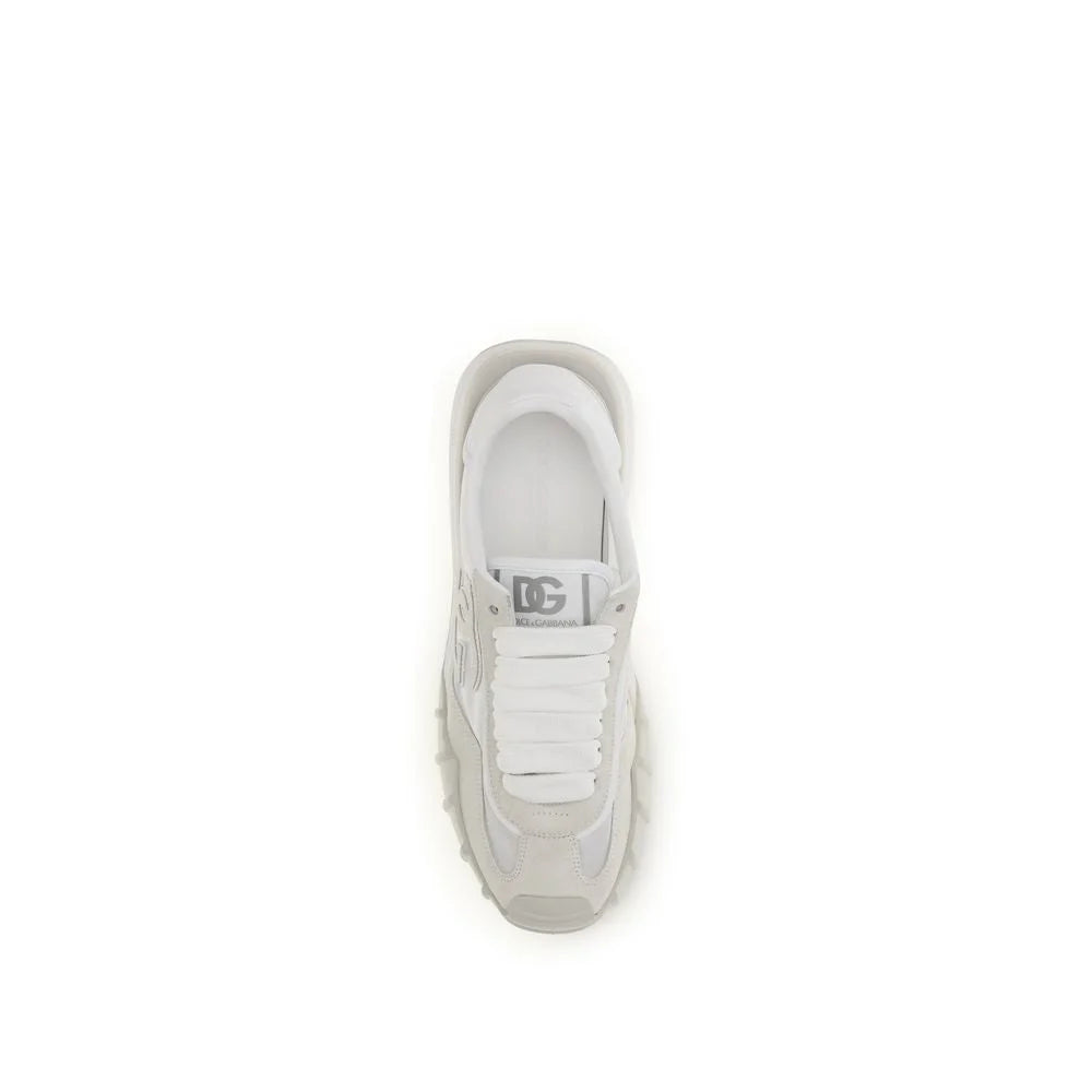 Baskets de sport en veau Bos Taurus blanc Dolce & Gabbana