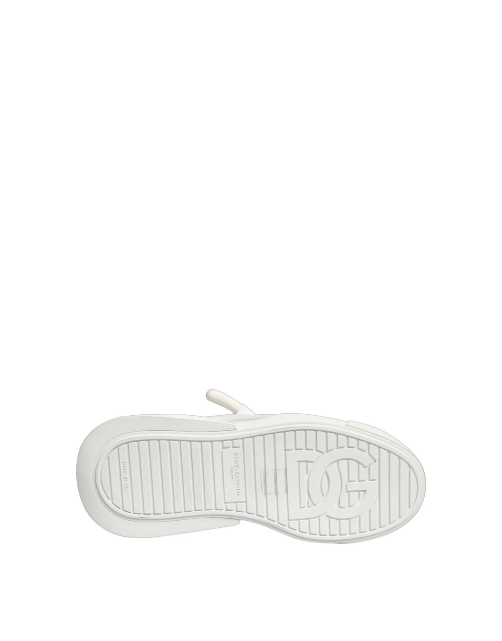 Dolce & Gabbana White Calfskin Leather Low Top Sneakers Shoes - EU39/US6