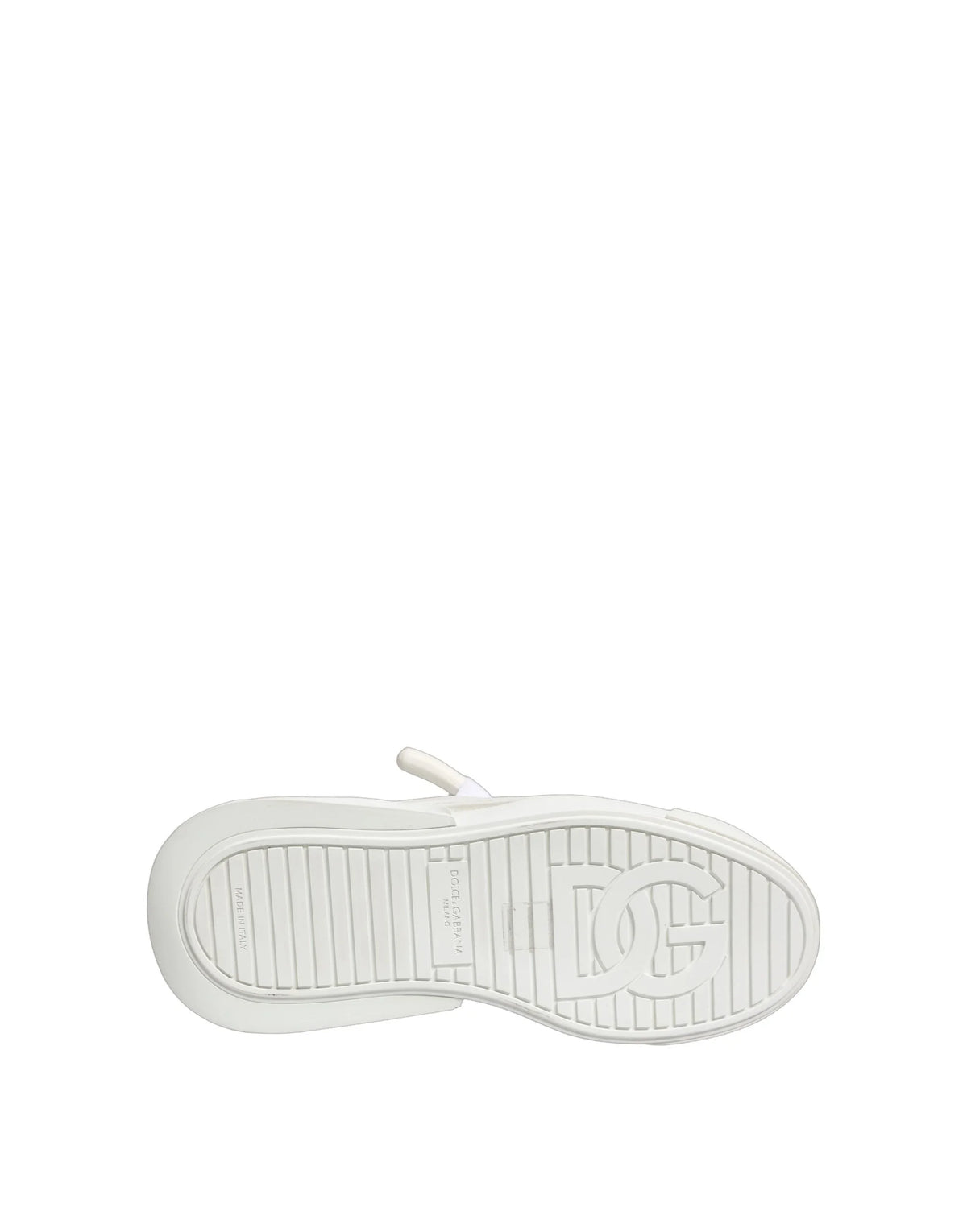 Dolce & Gabbana Witte Kalfsleren Lage Sneakers Schoenen - EU39/US6