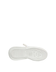 Dolce & Gabbana Witte Kalfsleren Lage Sneakers Schoenen - EU39/US6