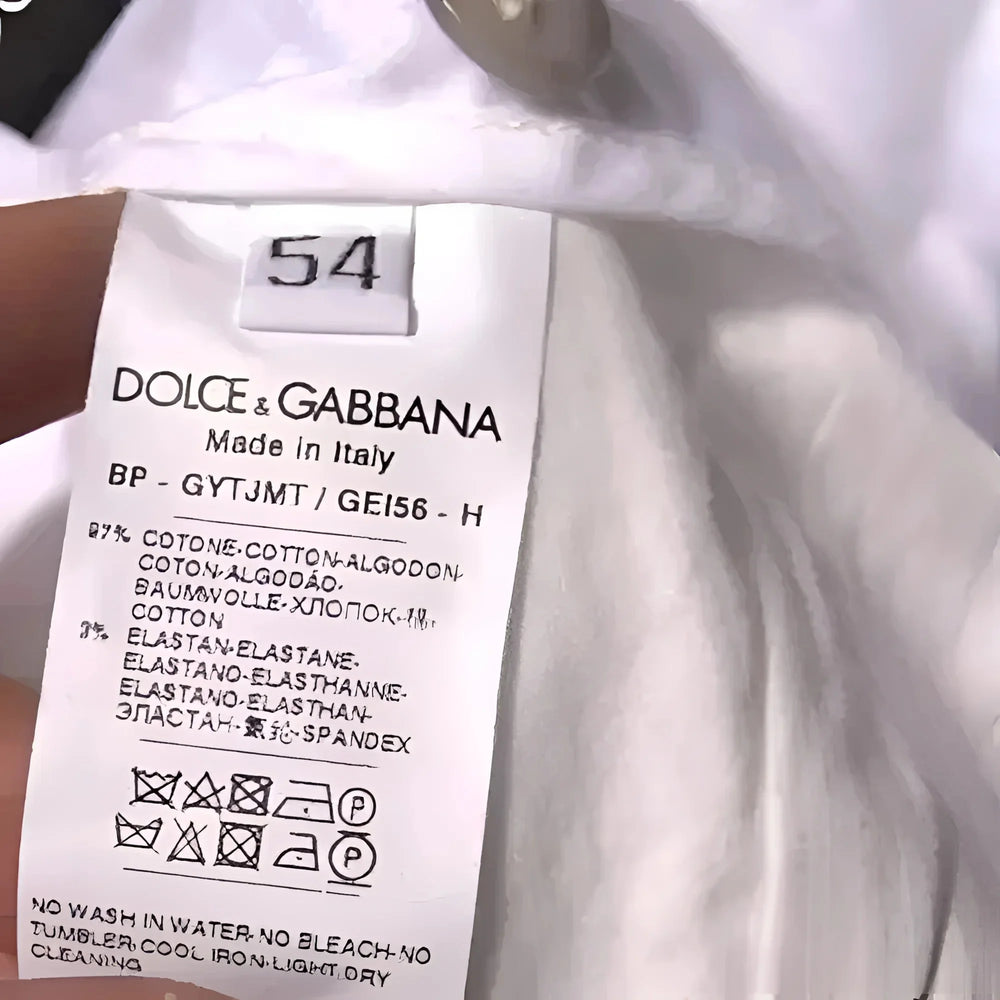 Dolce & Gabbana White Chinos Cotton Stretch Casual Shorts - IT44 | XS - Chino Shorts