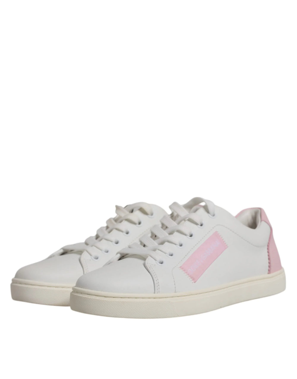 Dolce & Gabbana White Classic Calf Leather Sneakers Shoes - EU37/US7 - Sneakers