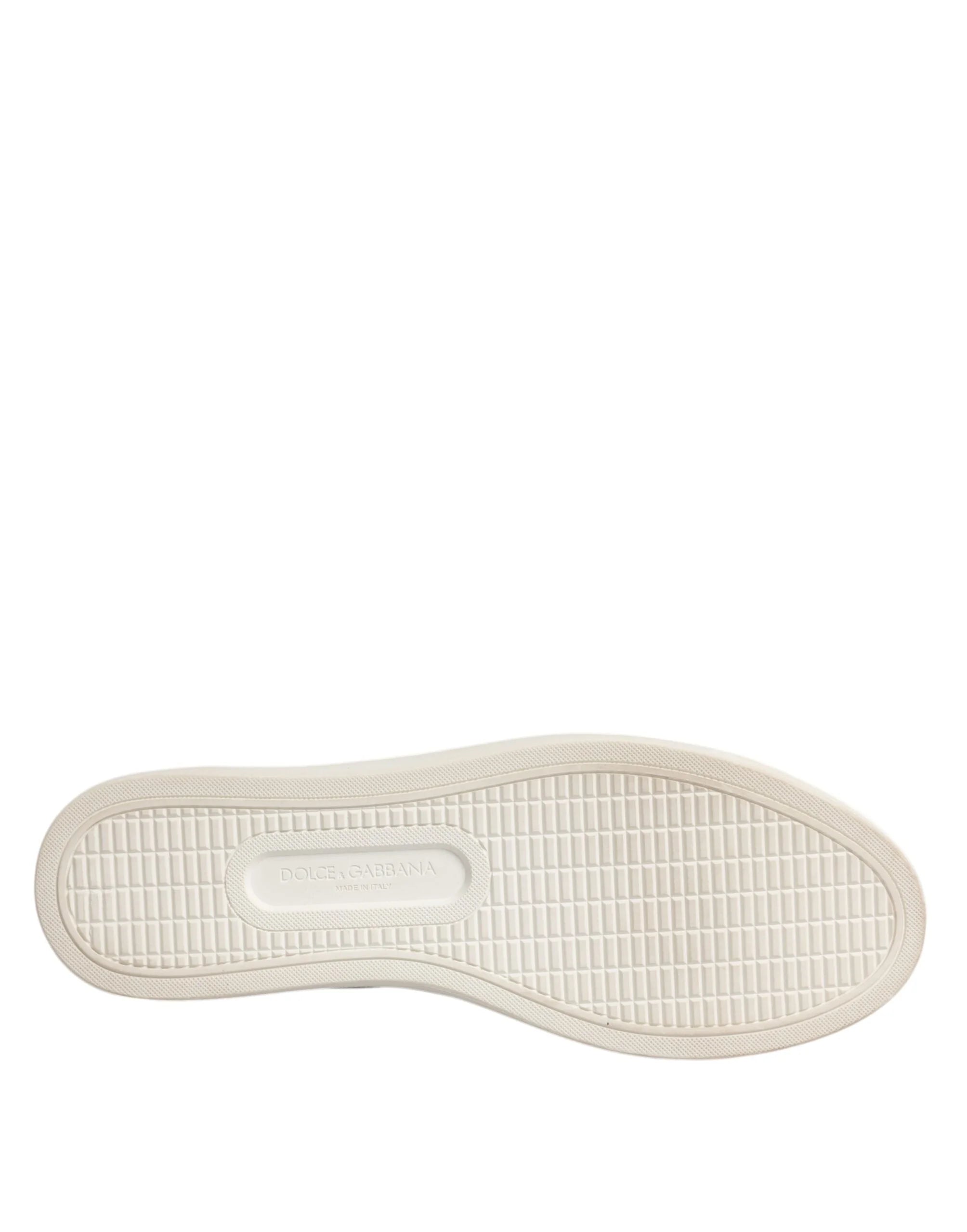 Dolce & Gabbana White Classic Calf Leather Sneakers Shoes - EU37/US7 - Sneakers