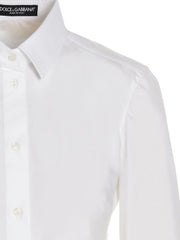 Dolce & Gabbana White Cotton Blouse