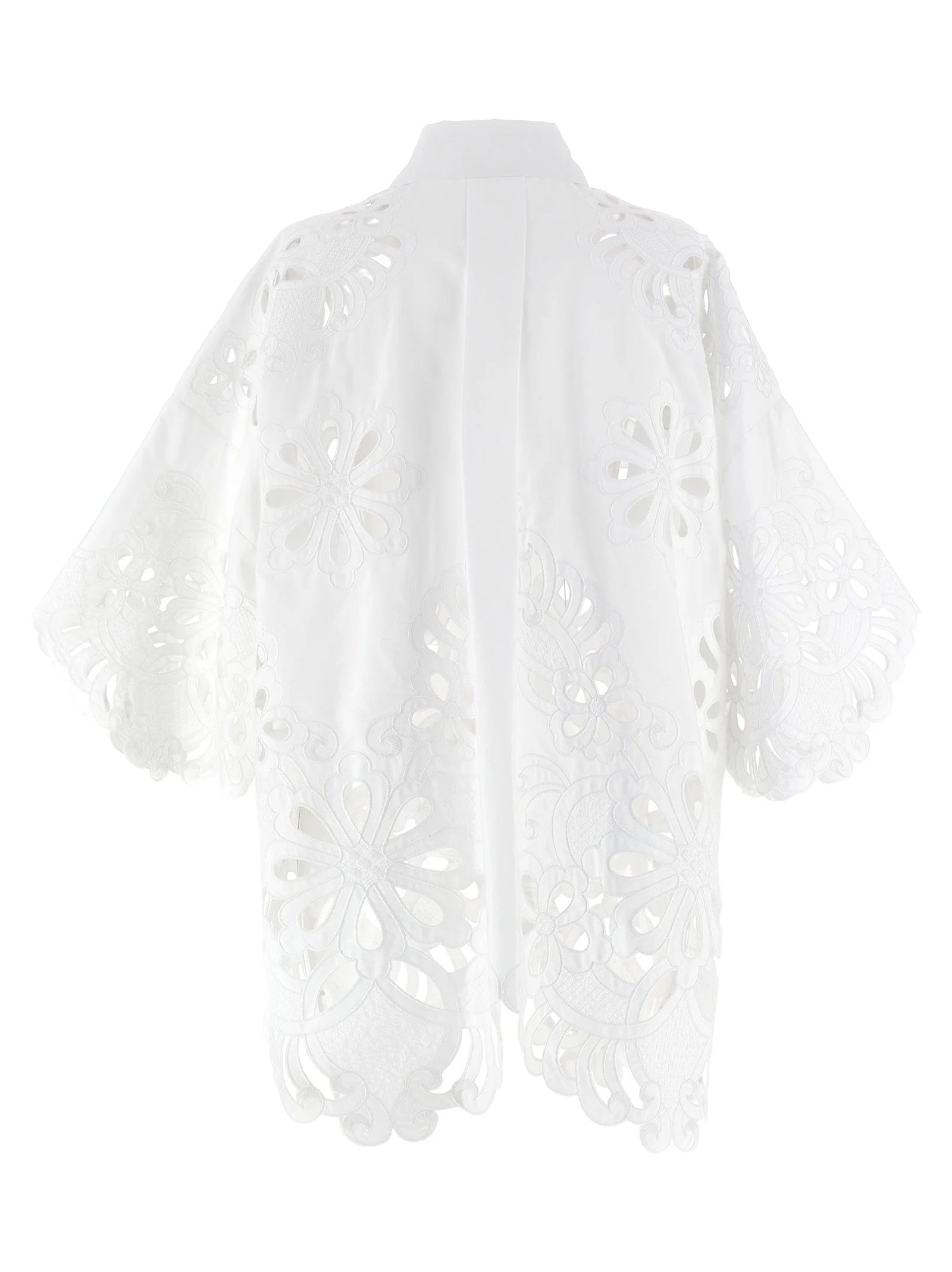 Dolce & Gabbana White Cotton Blouse - IT38