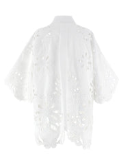 Dolce & Gabbana White Cotton Blouse - IT38