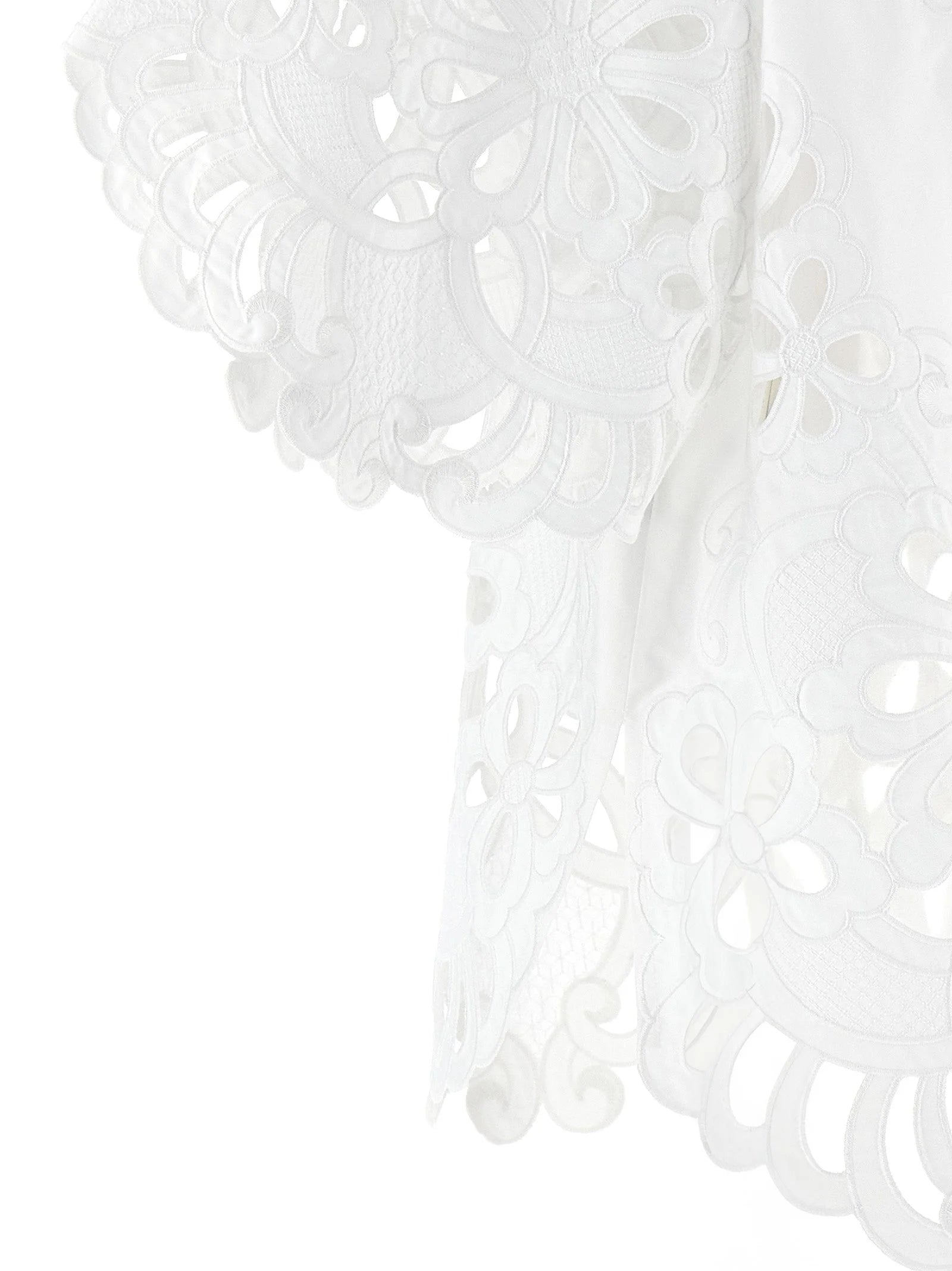 Dolce & Gabbana White Cotton Blouse - IT38