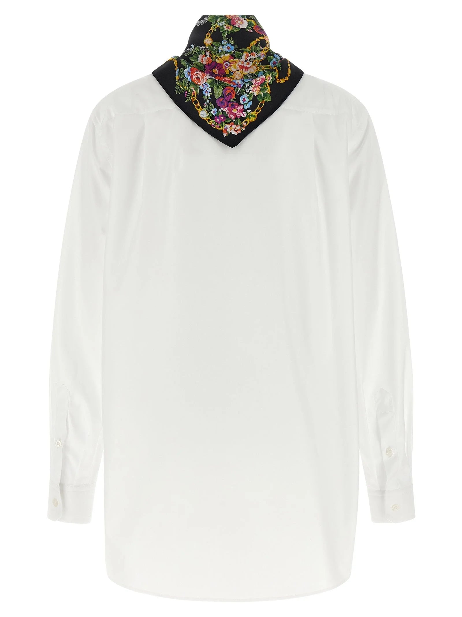 Dolce & Gabbana White Cotton Blouse - IT40