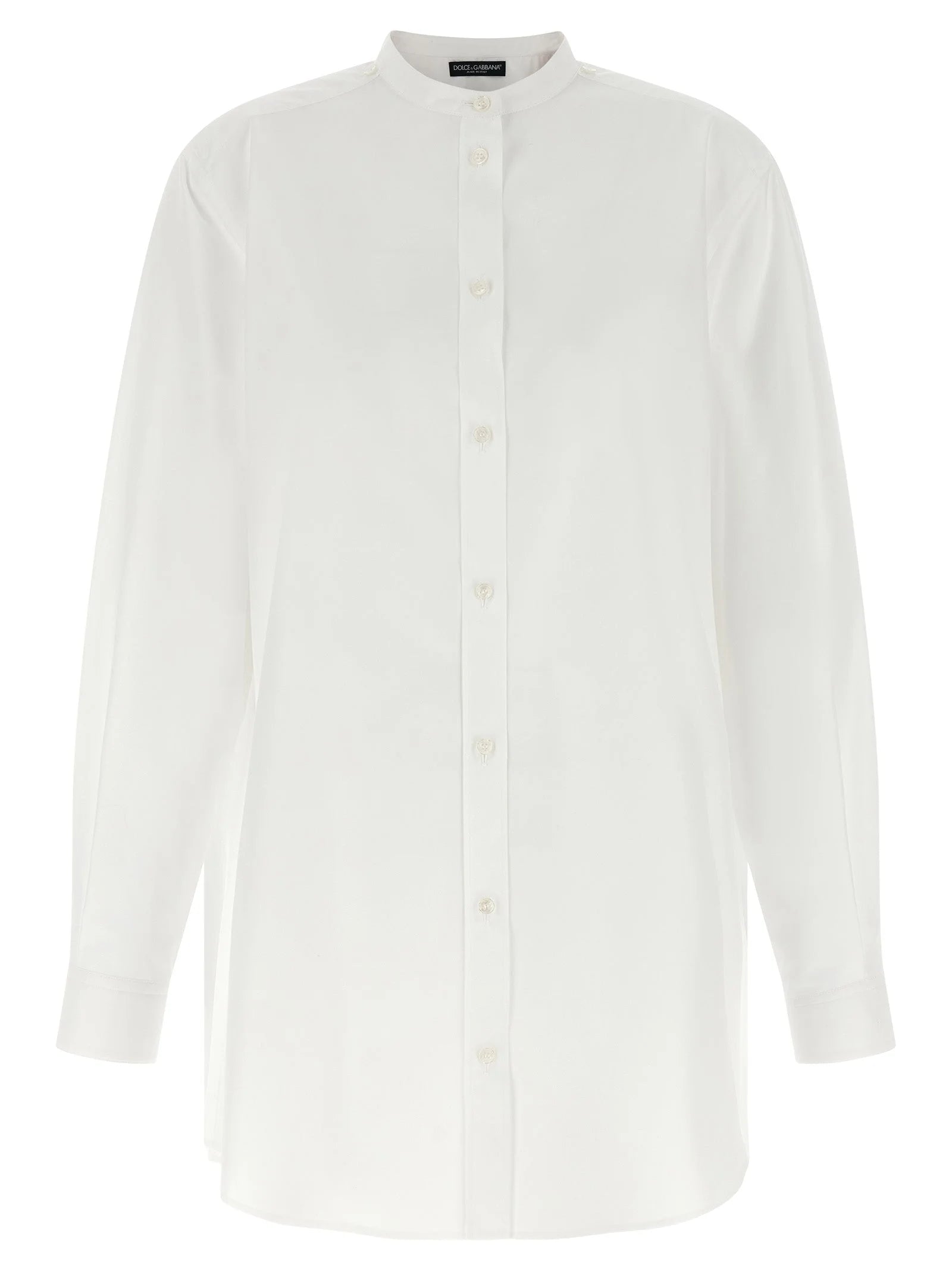 Dolce & Gabbana White Cotton Blouse - IT40