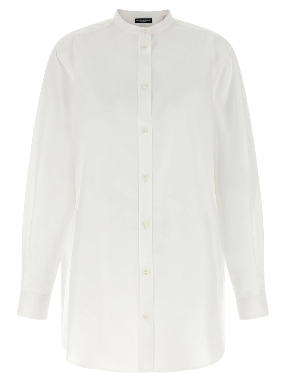 Dolce & Gabbana White Cotton Blouse - IT40
