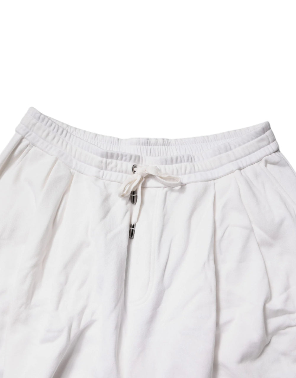 Dolce & Gabbana White Cotton Cargo Bermuda Sweatshorts Shorts - IT56 | XXL - Cargo Shorts