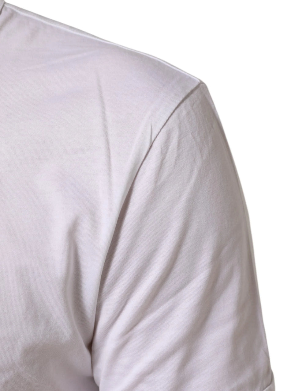 Dolce & Gabbana White Cotton Crew Neck Short Sleeves T-shirt - IT54 | XL - T-Shirts