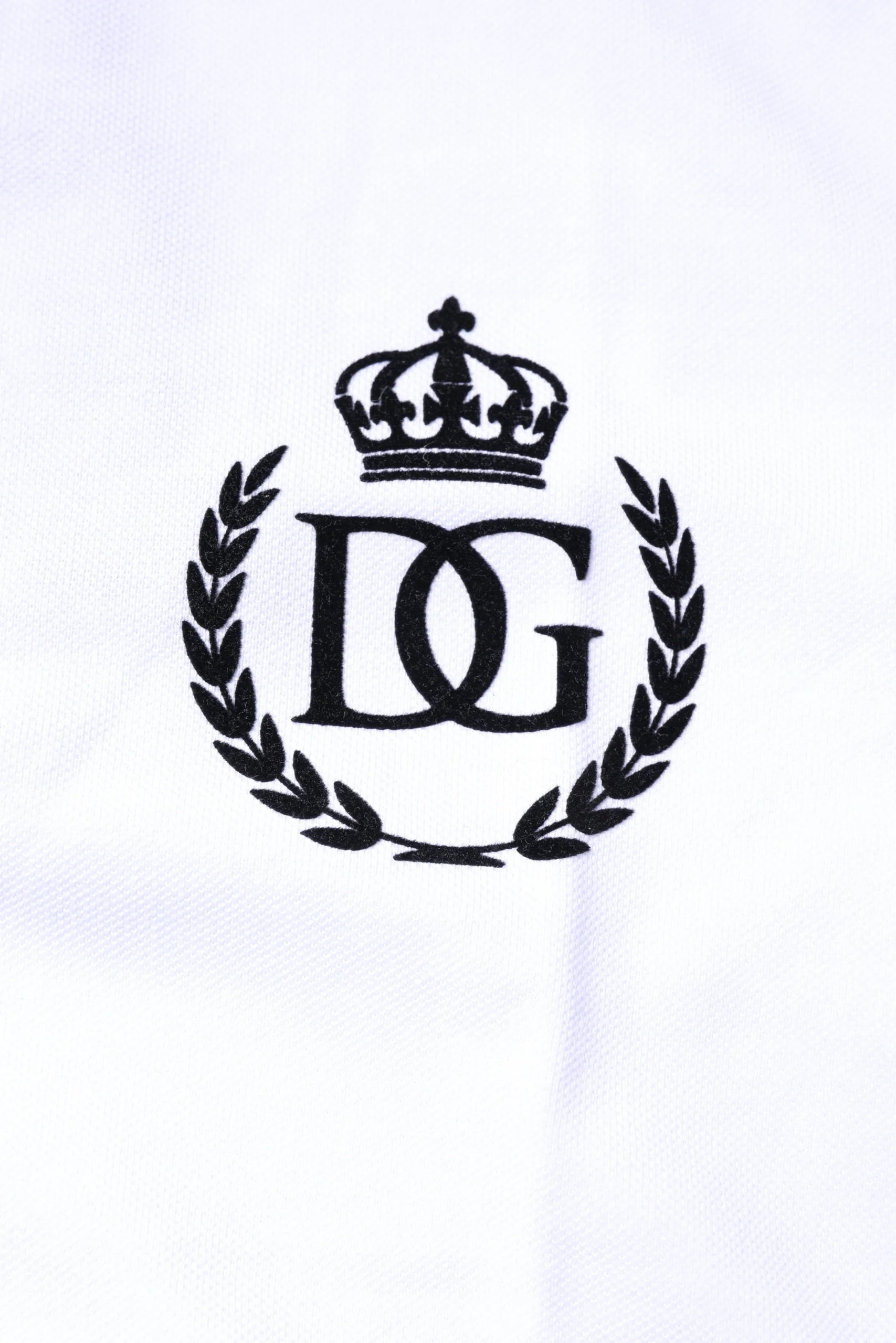 Dolce & Gabbana White Cotton Crown Collared Men Polo T-shirt - IT44 | XS - Polos