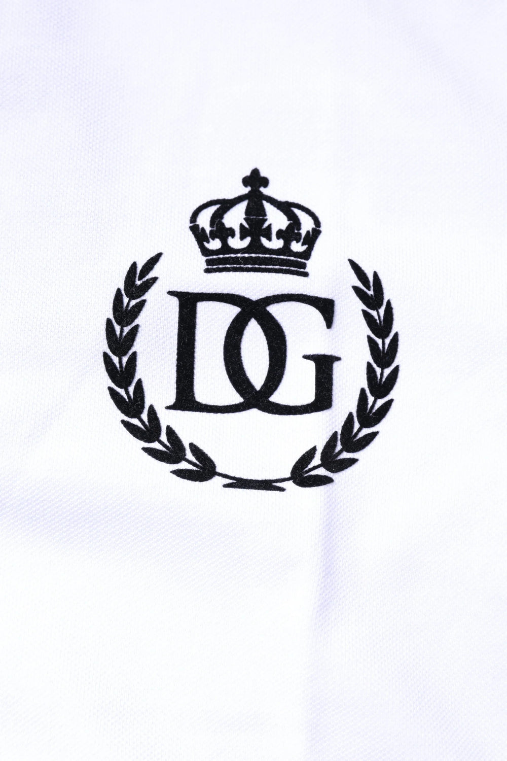 Dolce & Gabbana White Cotton Crown Collared Men Polo T-shirt - IT44 | XS - Polos
