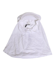 Dolce & Gabbana White Cotton DG Logo Plaque Baseball Balaclava Hat - 60 cm|XL - Balaclavas