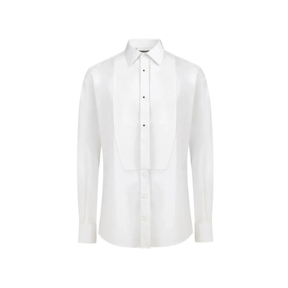 Dolce & Gabbana Bílá bavlněná košile - 38