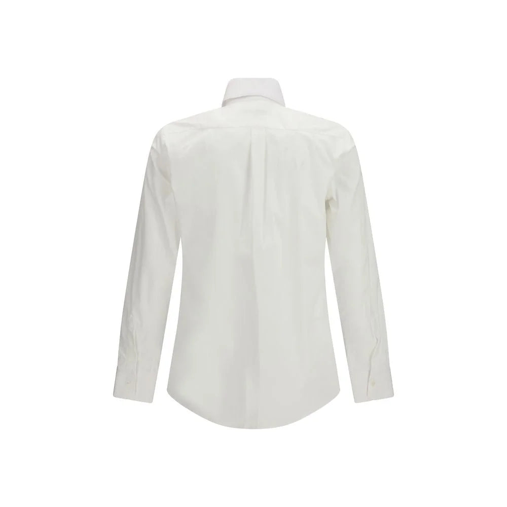 Dolce & Gabbana White Cotton Dress Shirt - 39
