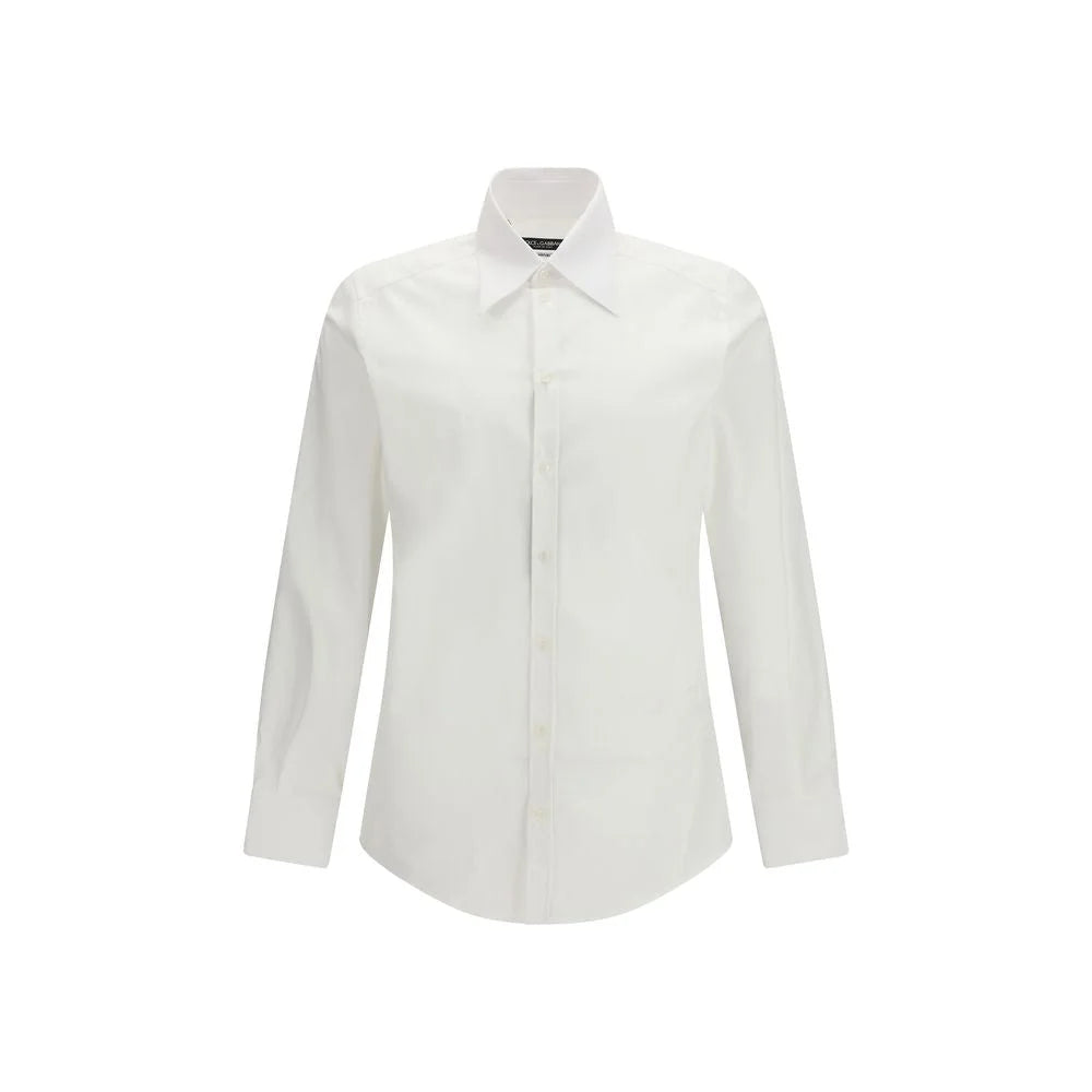 Dolce & Gabbana White Cotton Dress Shirt - 39