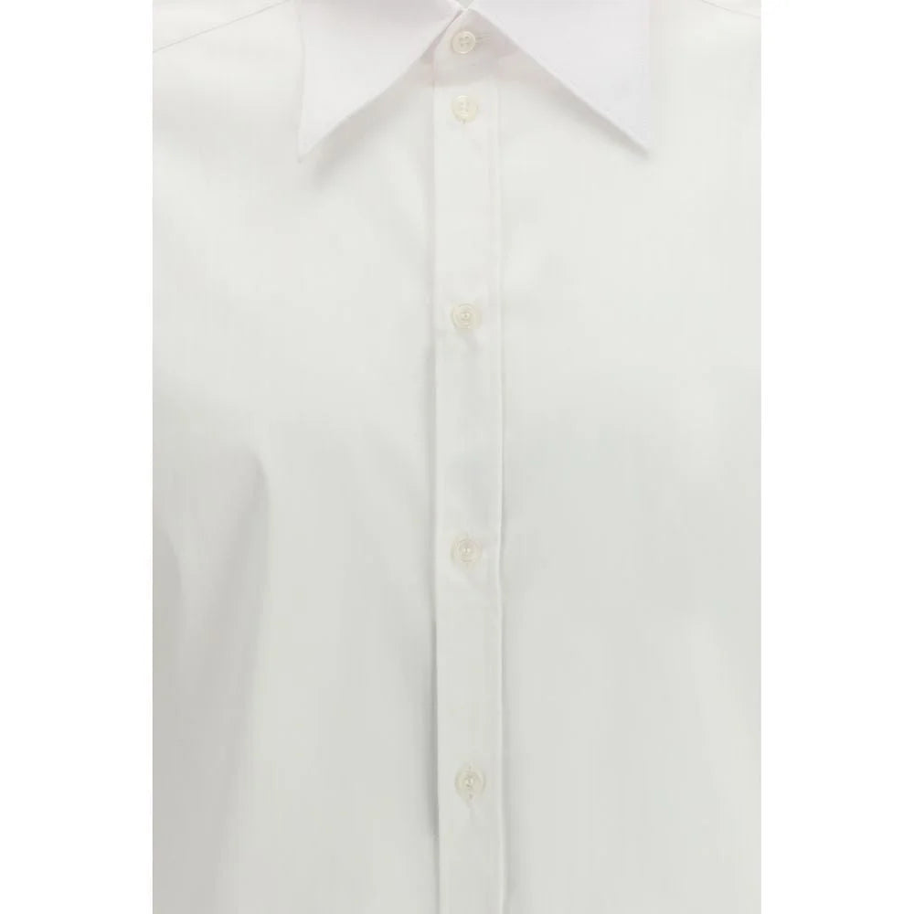 Dolce & Gabbana White Cotton Dress Shirt - 39