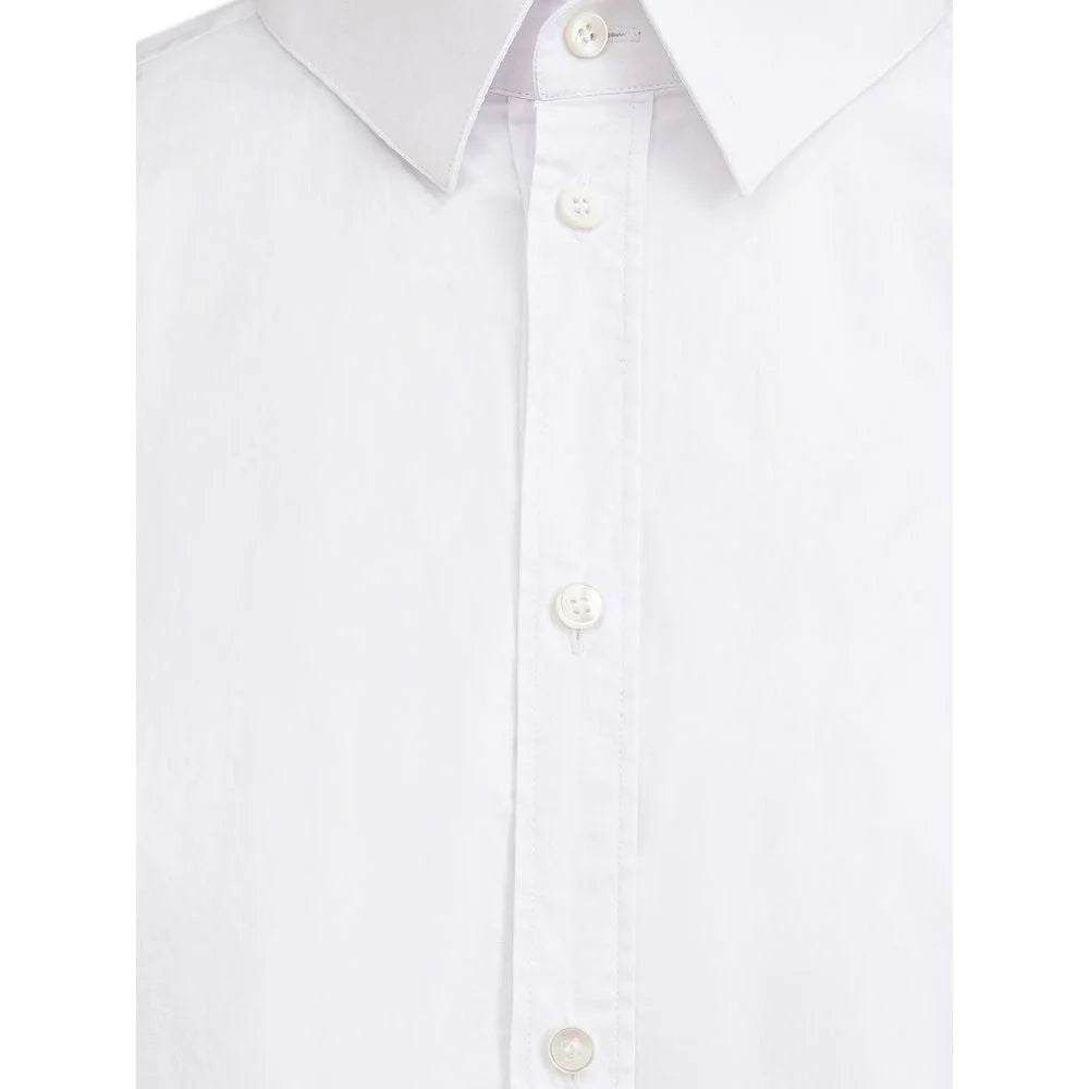Dolce & Gabbana White Cotton Dress Shirt - 44