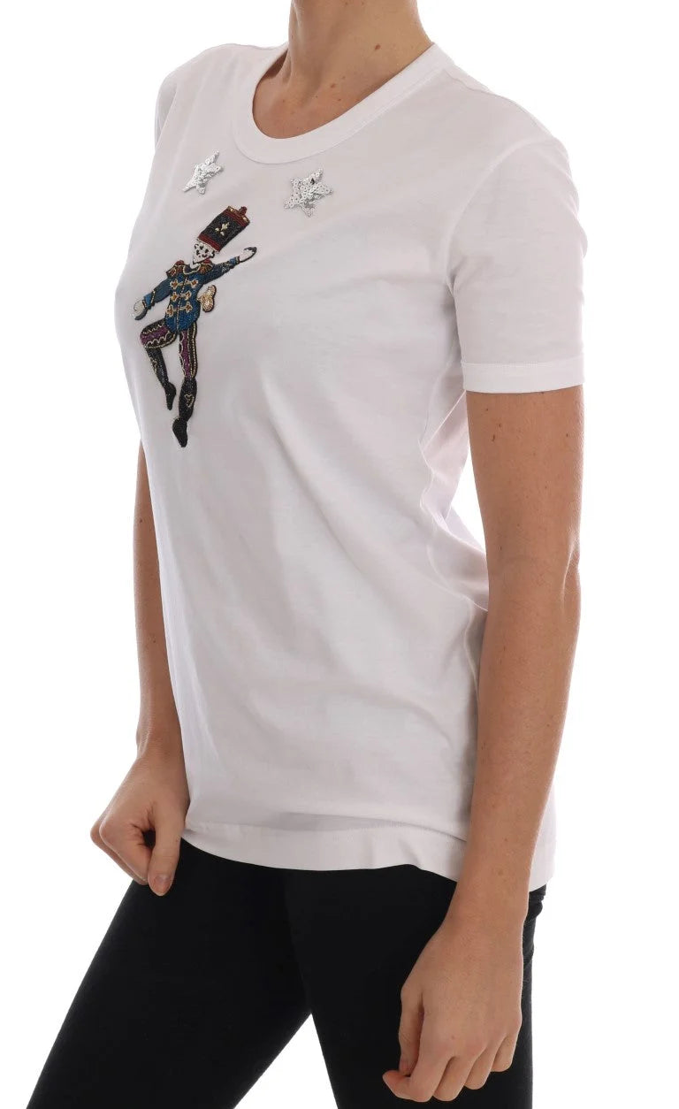 Dolce & Gabbana White Cotton Fairy Tale T-Shirt - T-Shirts