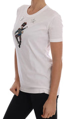 Dolce & Gabbana White Cotton Fairy Tale T-Shirt - T-Shirts