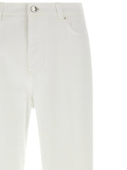 Dolce & Gabbana White Cotton Flared Jeans - IT40