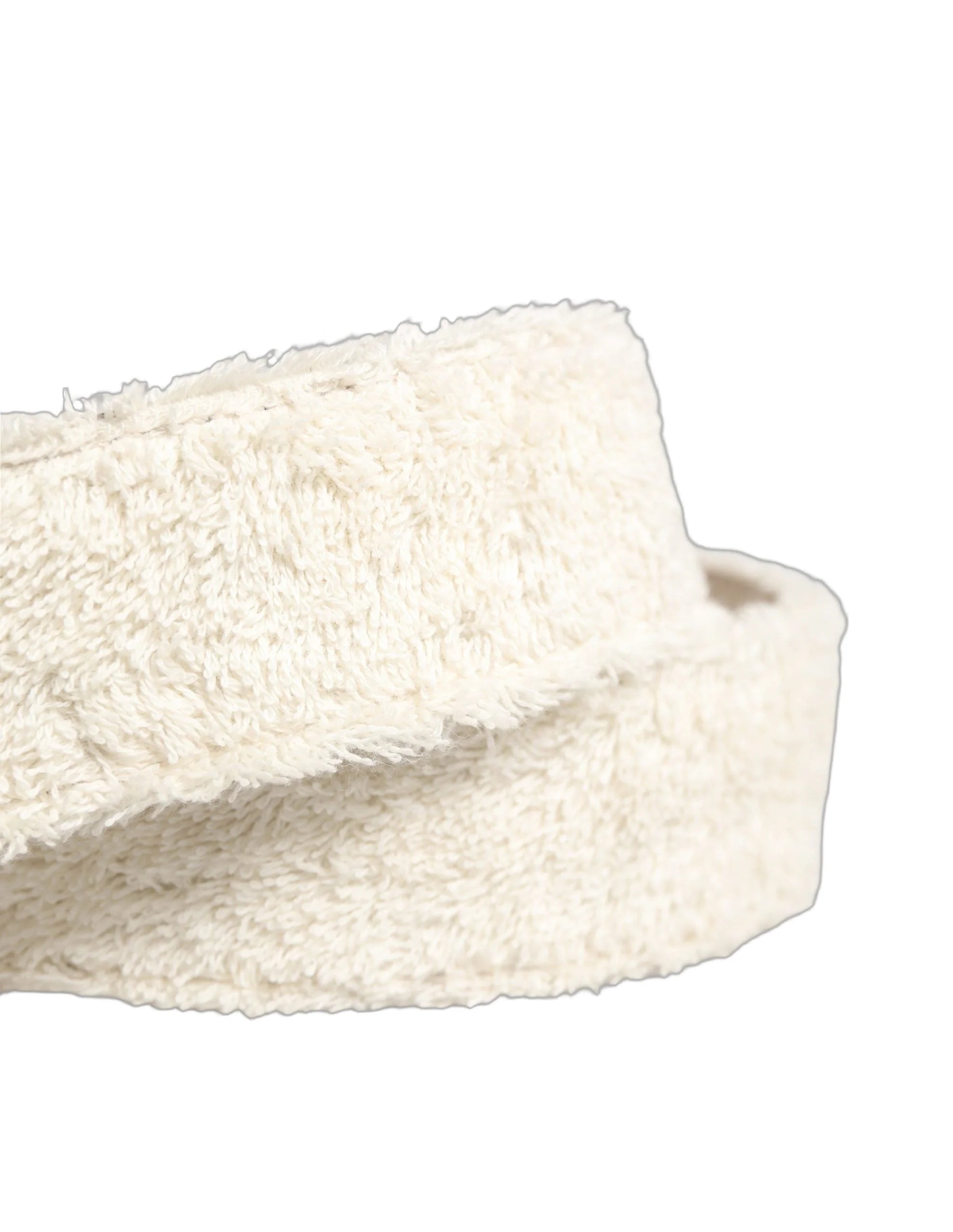 Dolce & Gabbana White Cotton Fleece DG Logo Metal Buckle Belt - 90 cm / 36 Inches