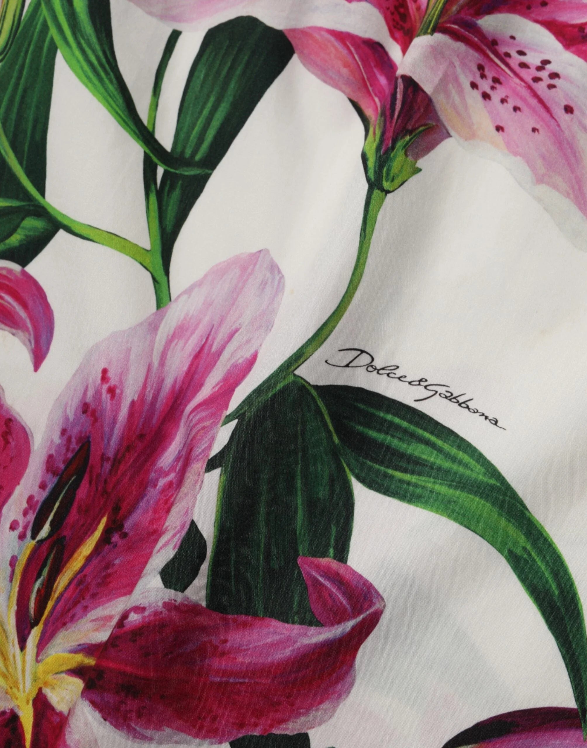 Dolce & Gabbana White Cotton Floral Sleeveless Mini Dress - IT40|S - Dresses