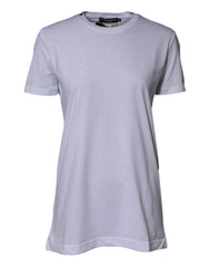 Dolce & Gabbana White Cotton Goodluck 2023 Crew Neck T-shirt - T-Shirts