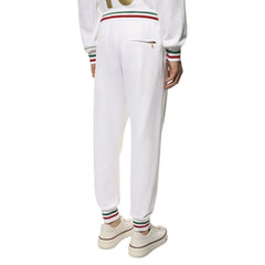 Dolce & Gabbana White Cotton Joggers (Workout Pants) - IT50 | L