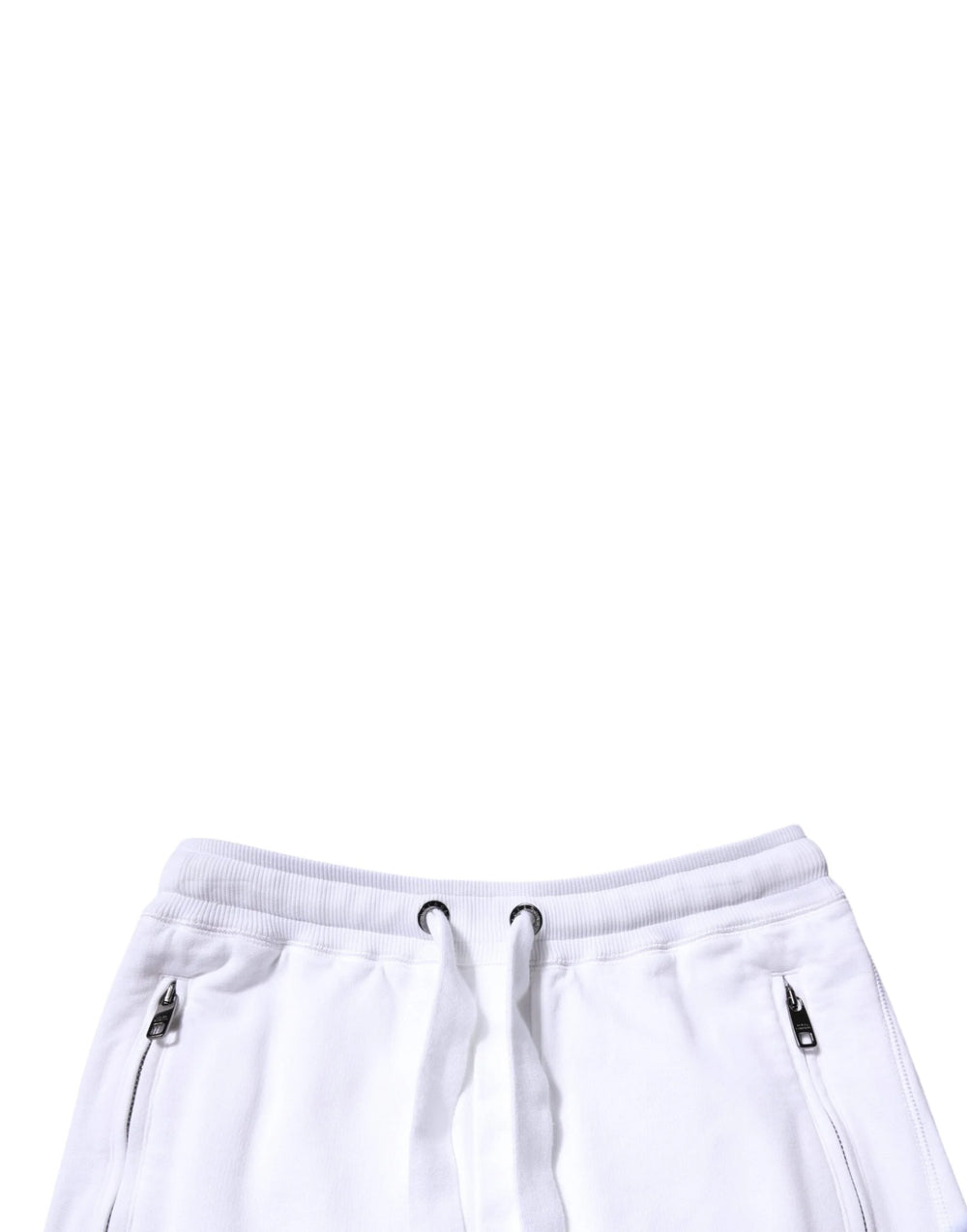 Dolce & Gabbana White Cotton Logo Jogger Pants - IT44 | XS - Joggers