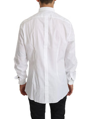Dolce & Gabbana White Cotton Long Sleeve Top Shirt - IT37 | XS - Shirts