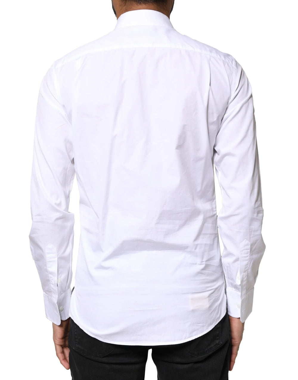 Dolce & Gabbana White Cotton Long Sleeves Formal Dress Shirt - IT37 | XS - Shirts